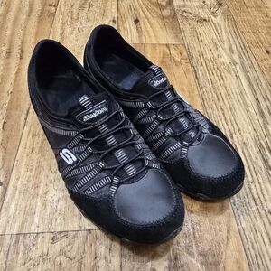 Skechers Slip-On Athletic Sneakers in Black